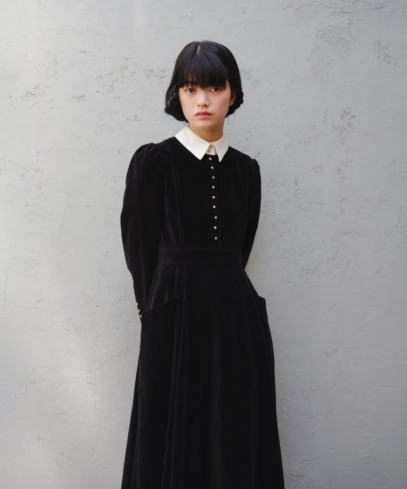 ≪通常販売≫bicolor velvet dress(バイカラーベルベットドレス ≪通常販売≫bicolor velvet dress(バイカラーベルベットドレス
