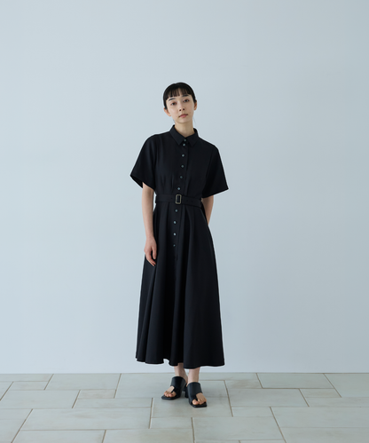 ≪通常販売≫【THE DRESS #62】shirt collar classical easy one piece（シャツカラークラシカルイージーワンピース）