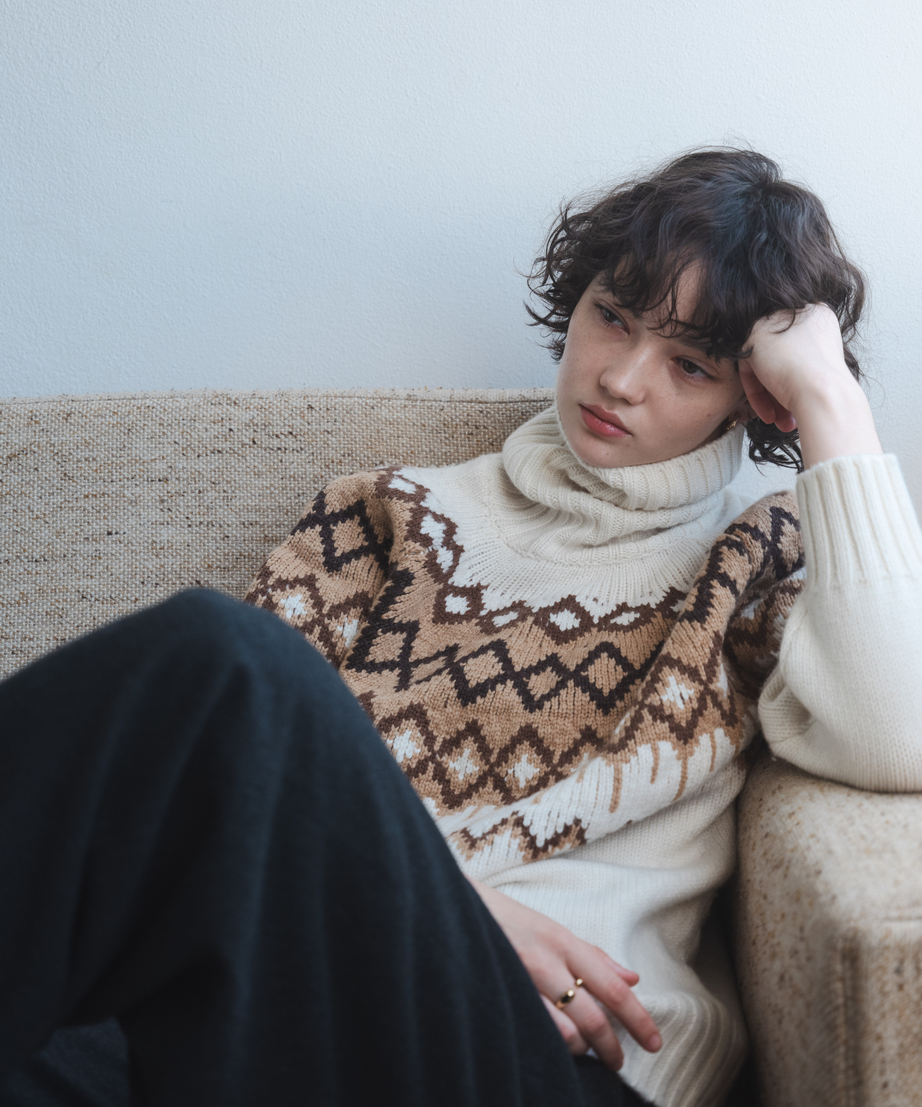 ≪通常販売≫nordic highneck sweater（ノルディックハイネックセーター）≪2024年11月29日15:00販売開始≫