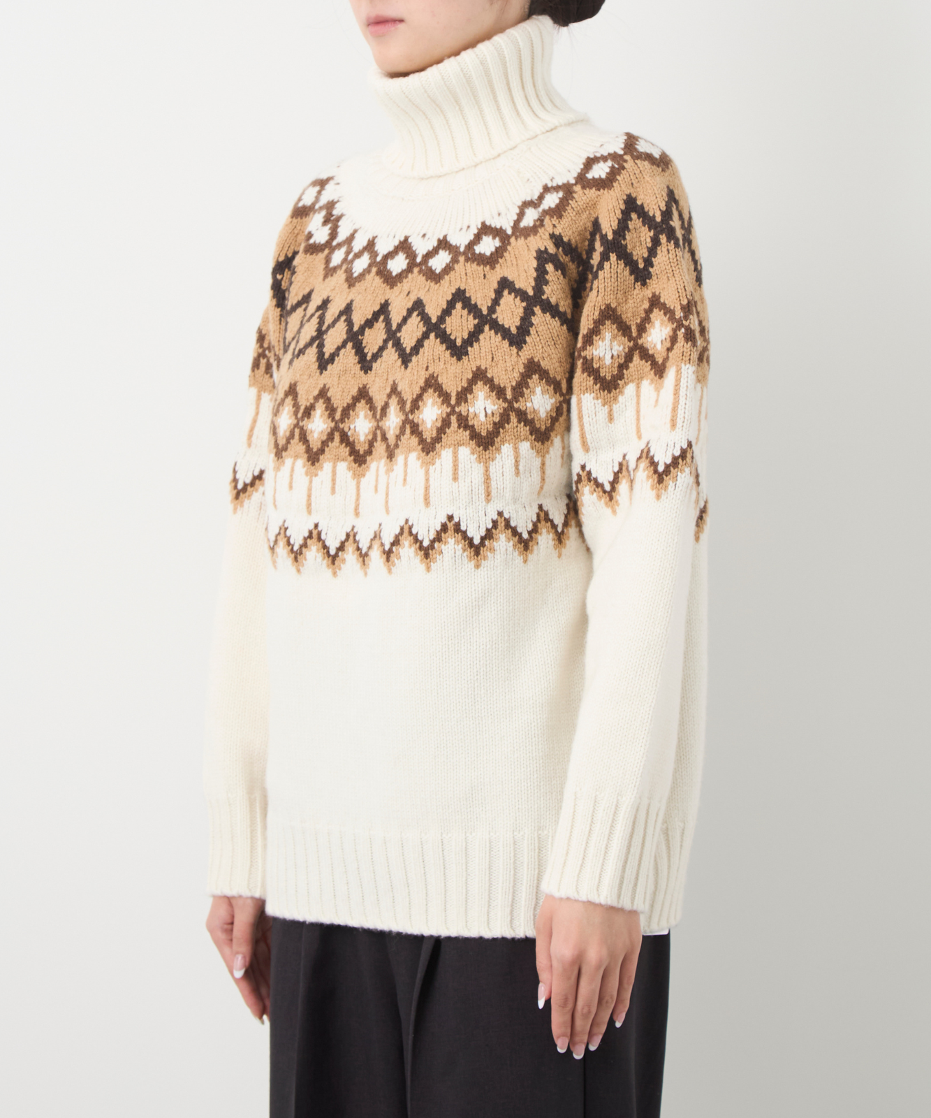 ≪通常販売≫nordic highneck sweater（ノルディックハイネックセーター）≪2024年11月29日15:00販売開始≫