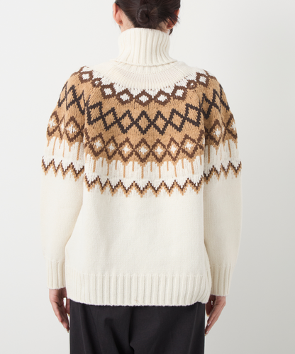 ≪通常販売≫nordic highneck sweater（ノルディックハイネックセーター）≪2024年11月29日15:00販売開始≫