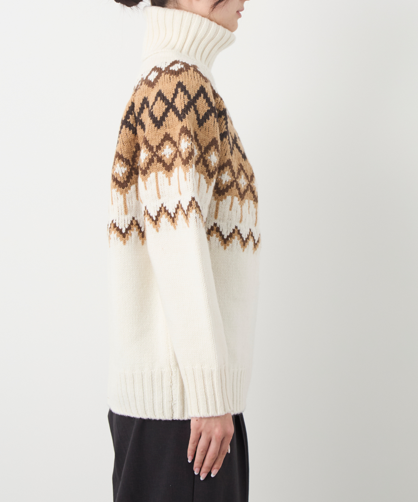 ≪通常販売≫nordic highneck sweater（ノルディックハイネックセーター）≪2024年11月29日15:00販売開始≫