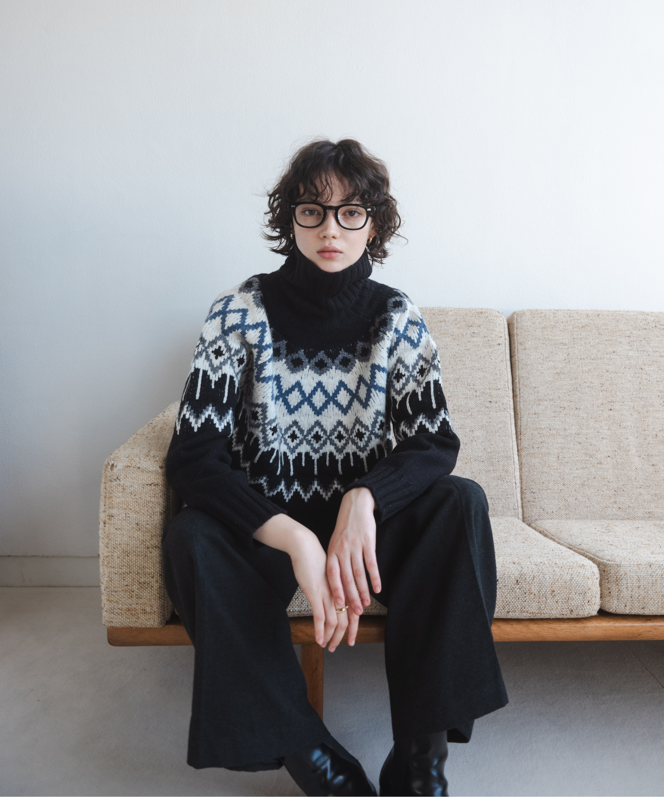 ≪通常販売≫nordic highneck sweater（ノルディックハイネックセーター）≪2024年11月29日15:00販売開始≫