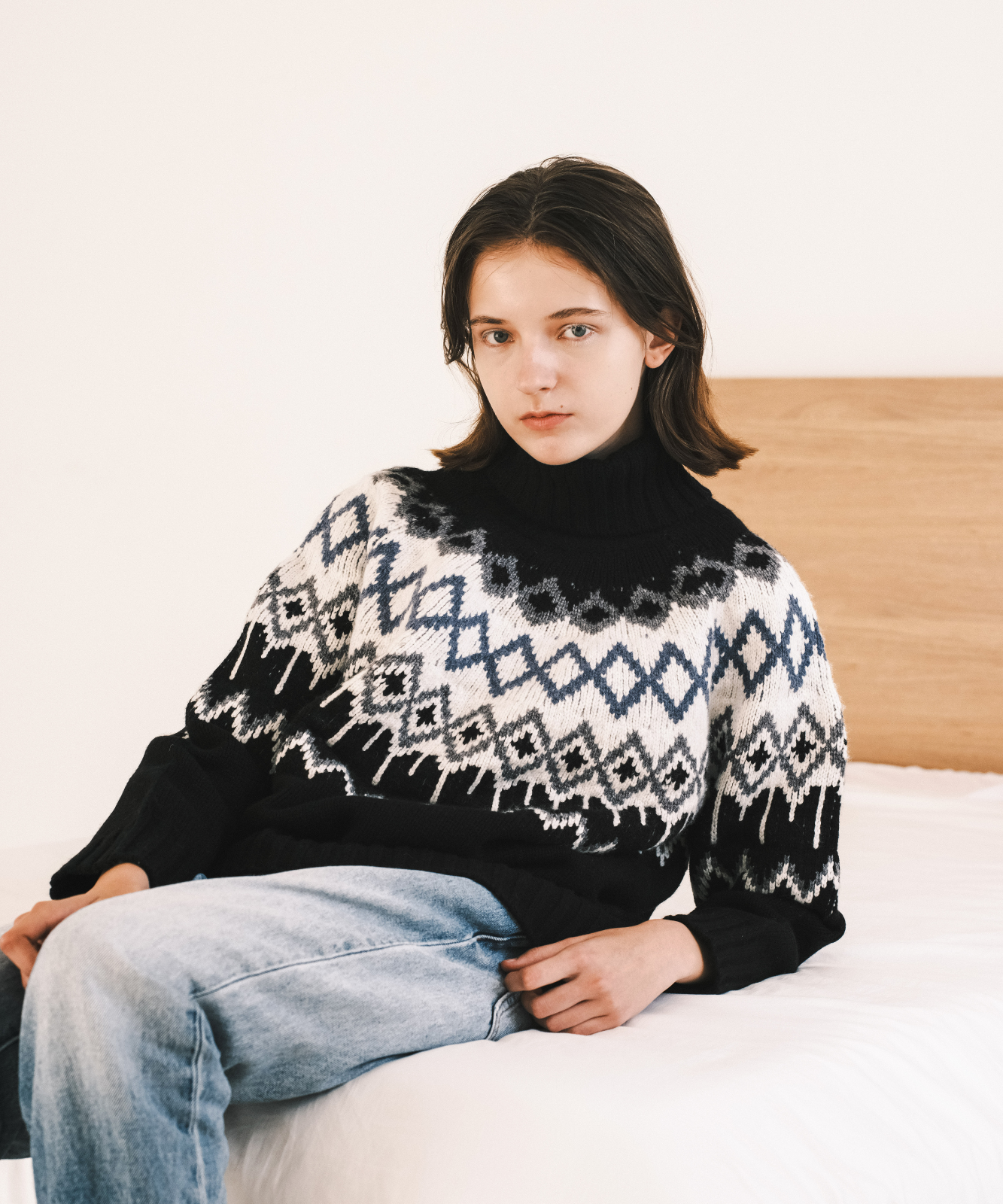 ≪通常販売≫nordic highneck sweater（ノルディックハイネックセーター）≪2024年11月29日15:00販売開始≫