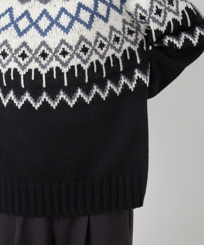 ≪通常販売≫nordic highneck sweater（ノルディックハイネックセーター）≪2024年11月29日15:00販売開始≫