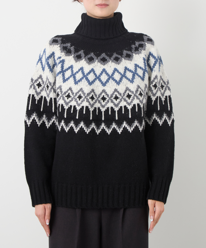 ≪通常販売≫nordic highneck sweater（ノルディックハイネックセーター）≪2024年11月29日15:00販売開始≫