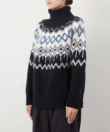 ≪通常販売≫nordic highneck sweater（ノルディックハイネックセーター）≪2024年11月29日15:00販売開始≫