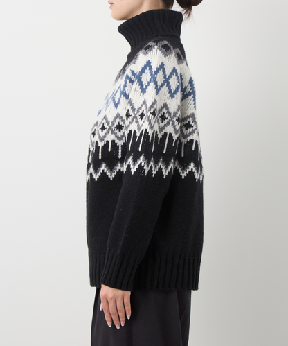 ≪通常販売≫nordic highneck sweater（ノルディックハイネックセーター）≪2024年11月29日15:00販売開始≫