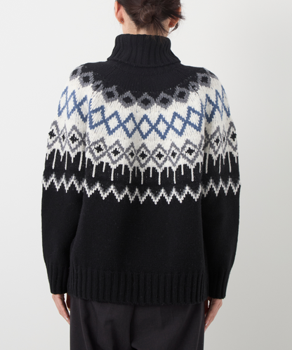 ≪通常販売≫nordic highneck sweater（ノルディックハイネックセーター）≪2024年11月29日15:00販売開始≫