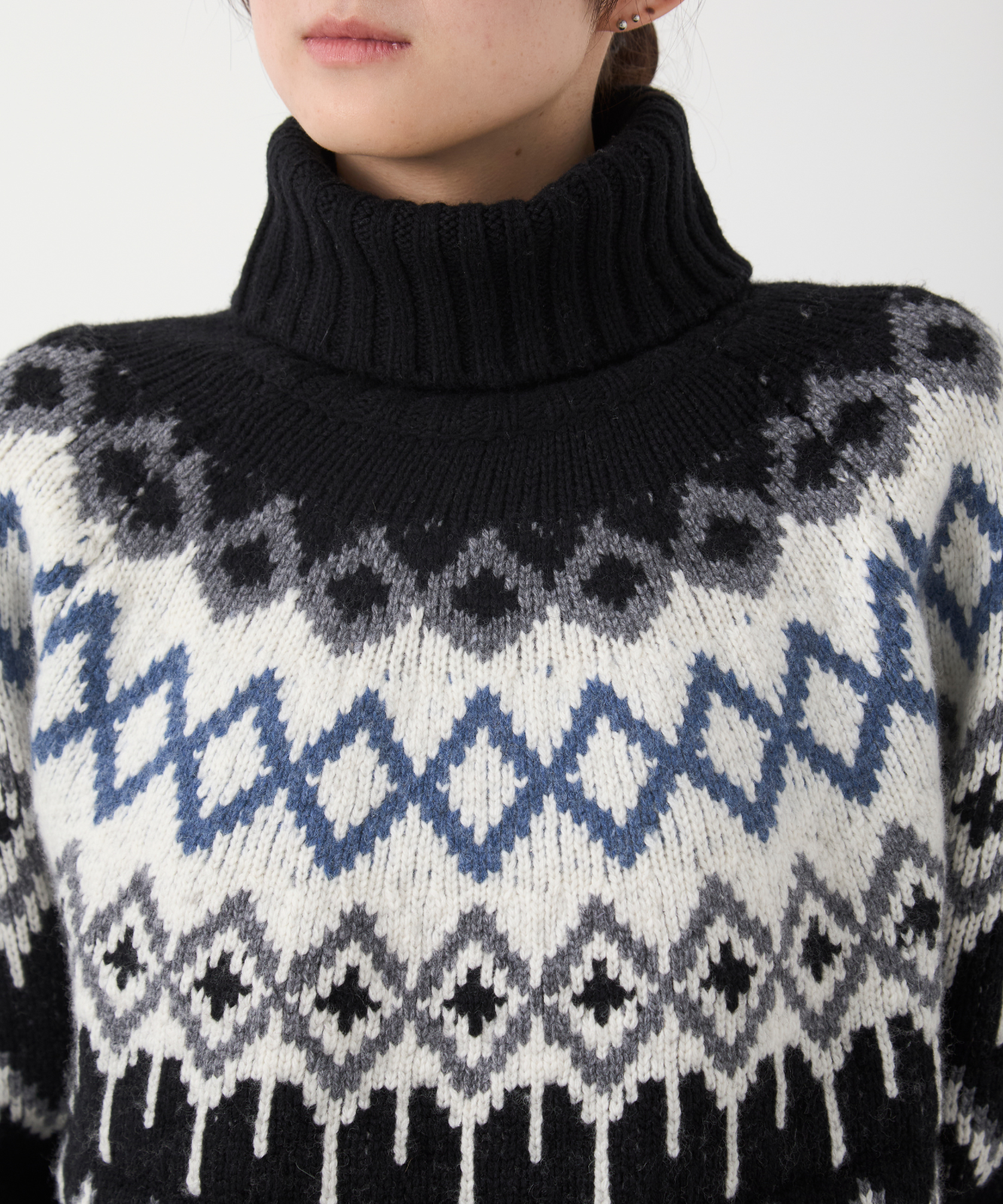 ≪通常販売≫nordic highneck sweater（ノルディックハイネックセーター）≪2024年11月29日15:00販売開始≫