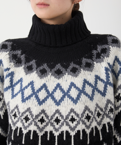 ≪通常販売≫nordic highneck sweater（ノルディックハイネックセーター）≪2024年11月29日15:00販売開始≫