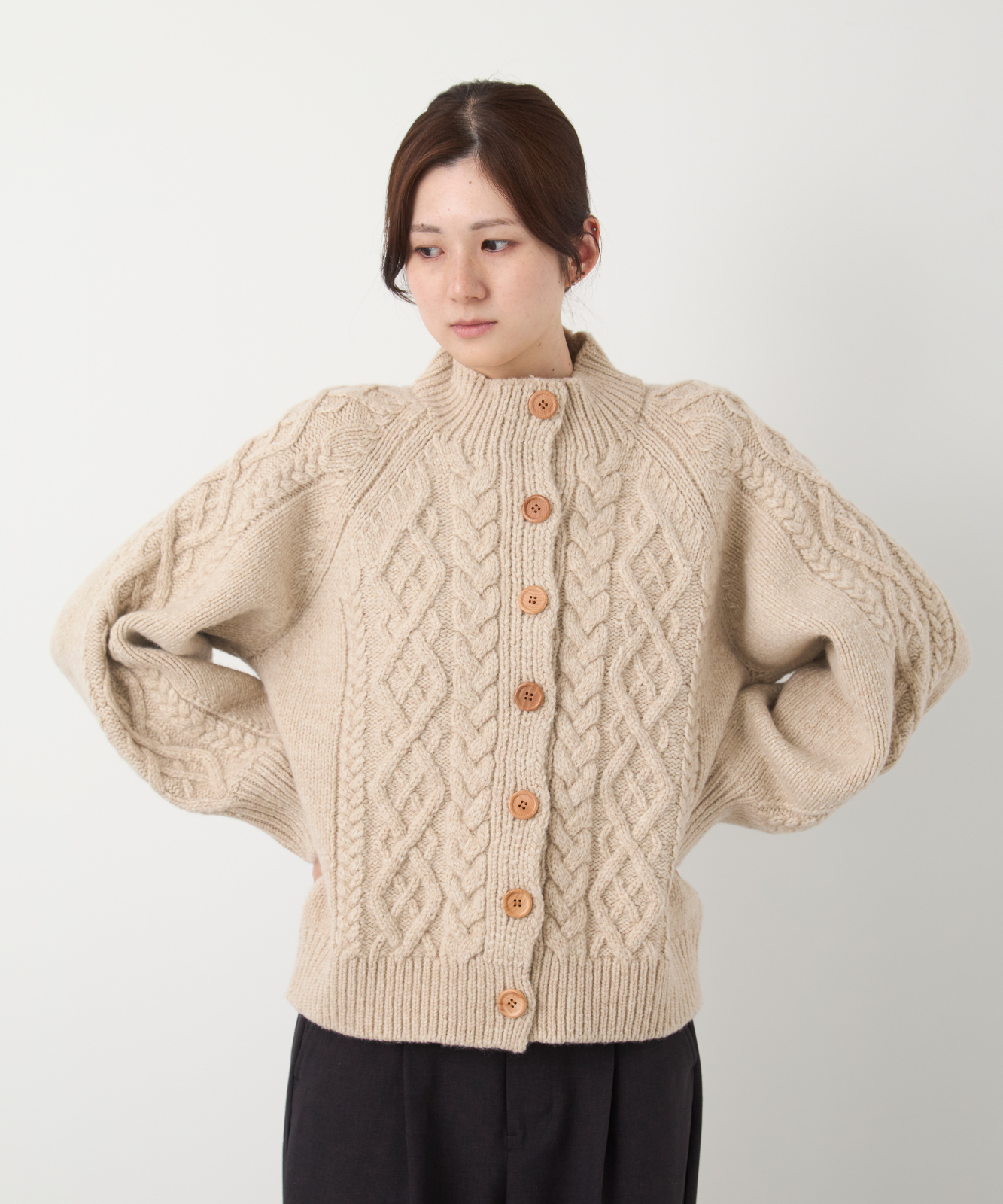 ≪通常販売≫fisherman knit cardigan（フィッシャーマンニットカーディガン）≪2024年12月3日15:00販売開始≫