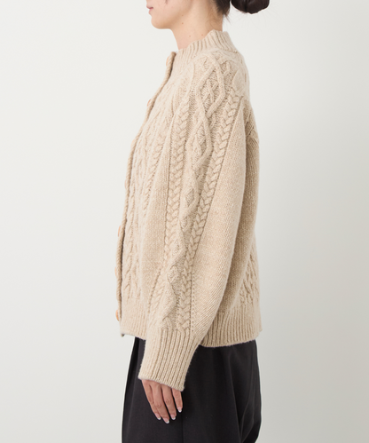 ≪通常販売≫fisherman knit cardigan（フィッシャーマンニットカーディガン）≪2024年12月3日15:00販売開始≫