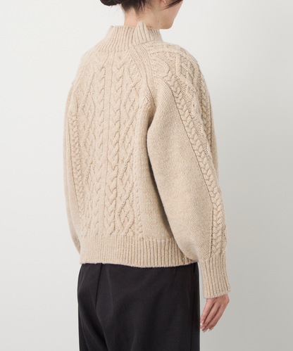 ≪通常販売≫fisherman knit cardigan（フィッシャーマンニットカーディガン）≪2024年12月3日15:00販売開始≫