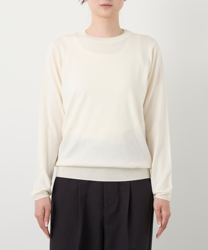 ≪通常販売≫silk wool pullover（シルクウールプルオーバー）≪2024年10月9日15:00販売開始≫