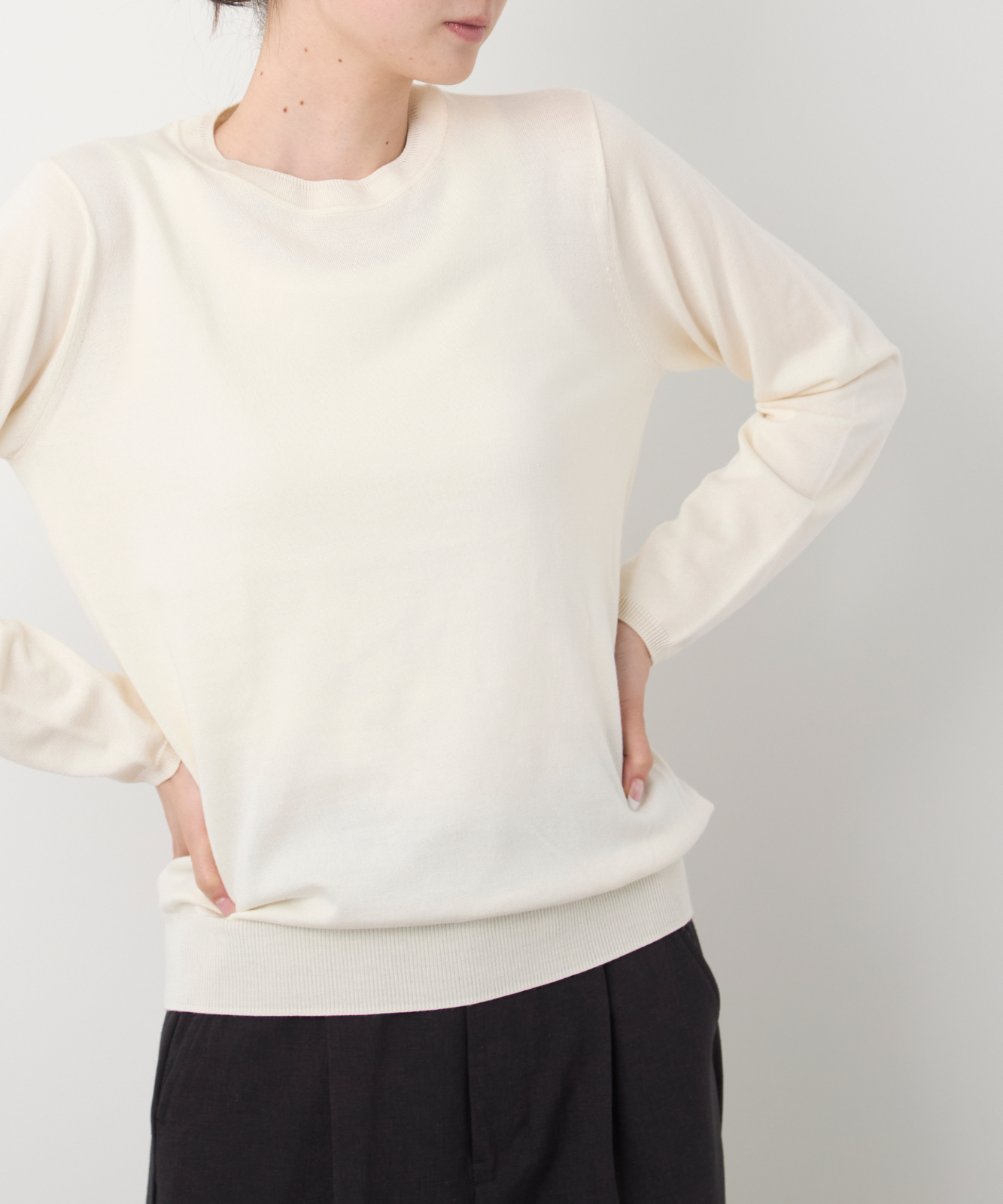 ≪通常販売≫silk wool pullover（シルクウールプルオーバー）≪2024年10月9日15:00販売開始≫