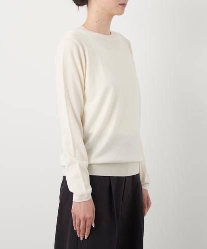 ≪通常販売≫silk wool pullover（シルクウールプルオーバー）≪2024年10月9日15:00販売開始≫