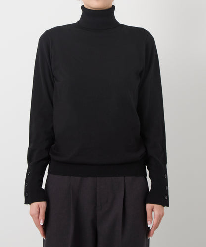 ≪通常販売≫silk wool turtleneck pullover（シルクウールタートルネックプルオーバー）≪2024年10月8日15:00販売開始≫