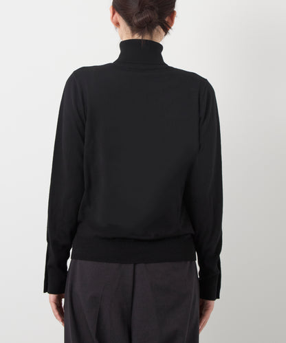 ≪通常販売≫silk wool turtleneck pullover（シルクウールタートルネックプルオーバー）≪2024年10月8日15:00販売開始≫