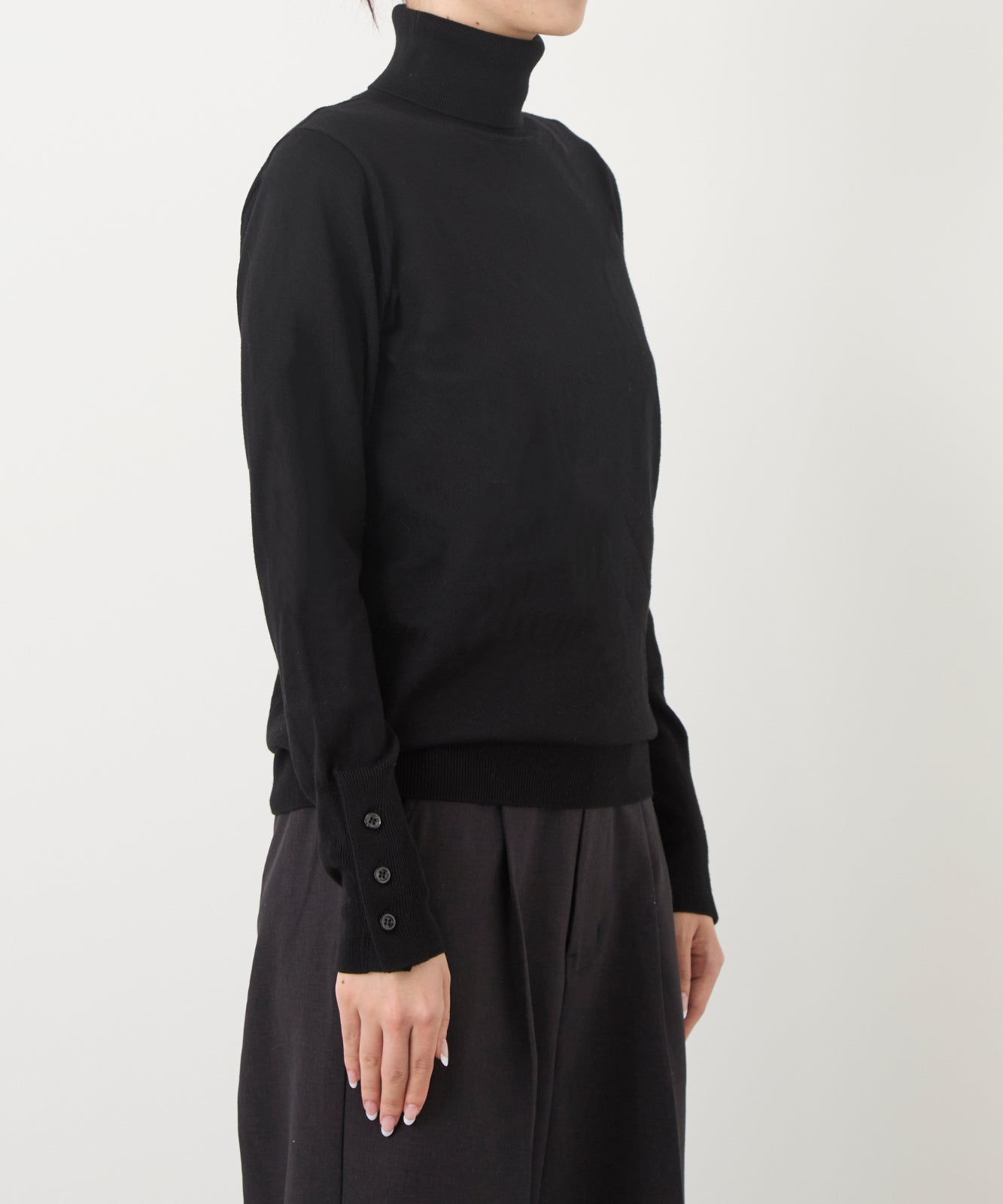 ≪通常販売≫silk wool turtleneck pullover（シルクウールタートルネックプルオーバー）≪2024年10月8日15:00販売開始≫