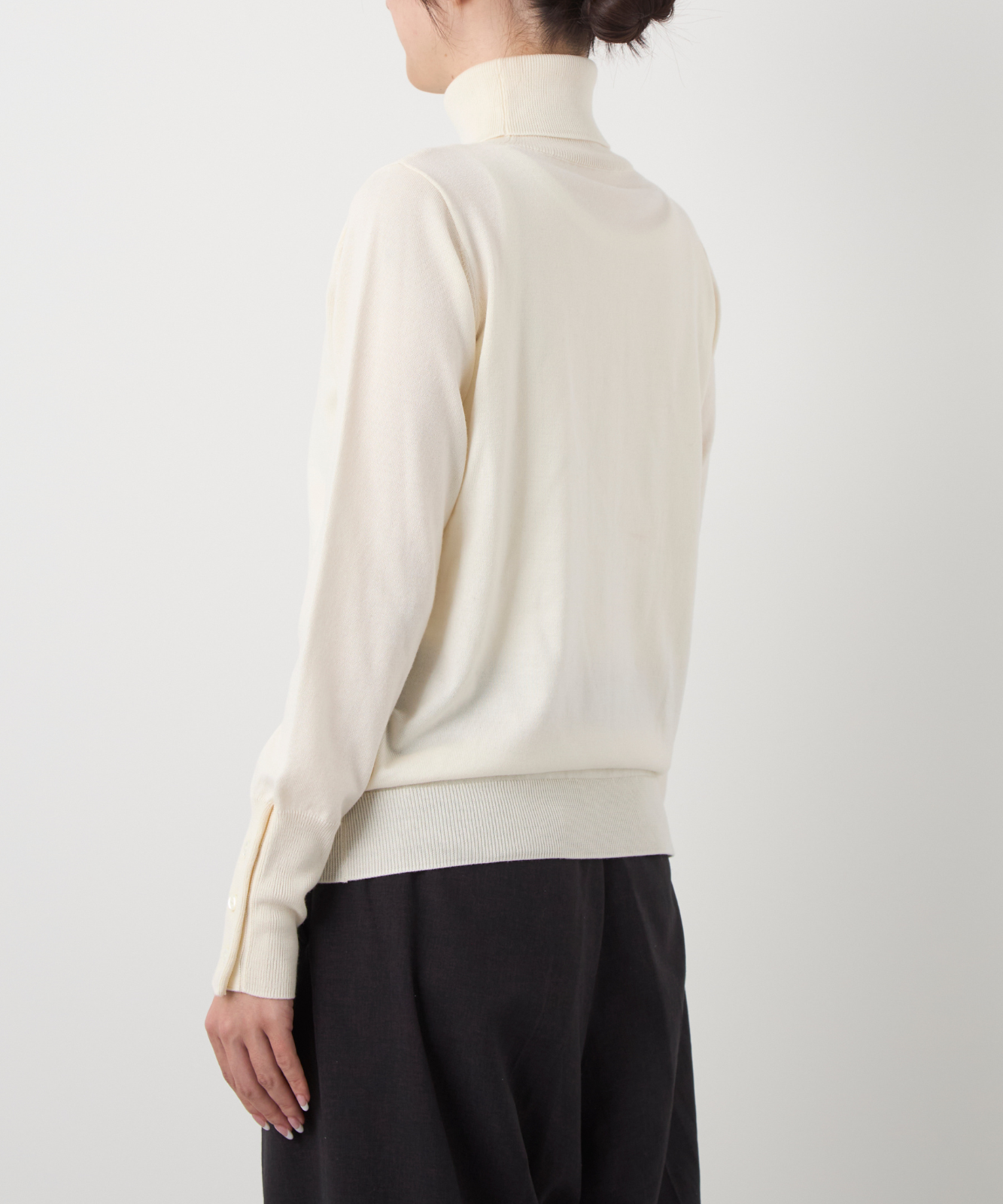 ≪通常販売≫silk wool turtleneck pullover（シルクウールタートルネックプルオーバー）≪2024年10月8日15:00販売開始≫