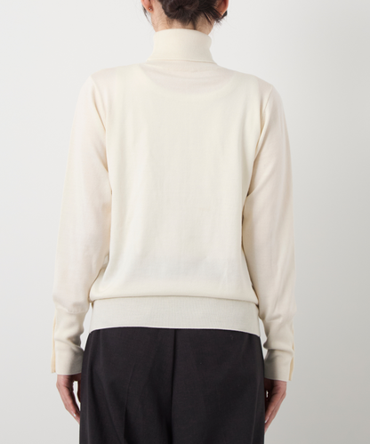 ≪通常販売≫silk wool turtleneck pullover（シルクウールタートルネックプルオーバー）≪2024年10月8日15:00販売開始≫