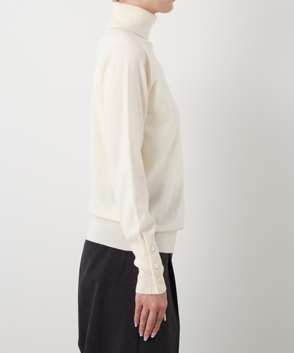 ≪通常販売≫silk wool turtleneck pullover（シルクウールタートルネックプルオーバー）≪2024年10月8日15:00販売開始≫