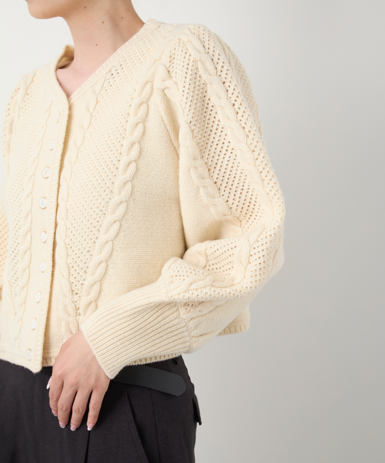 ≪通常販売≫low gauge classical cardigan（ローゲージクラシカルカーディガン）≪2024年12月10日15:00販売開始≫