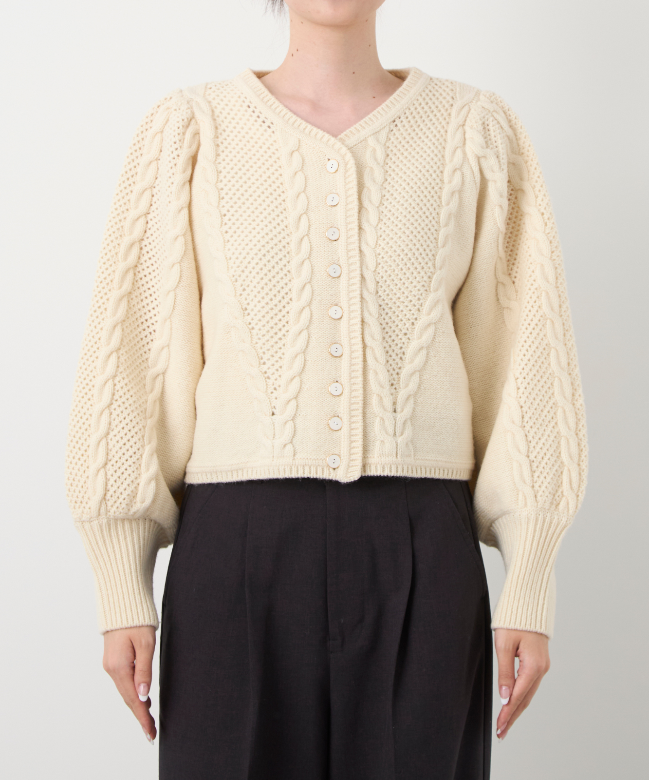 ≪通常販売≫low gauge classical cardigan（ローゲージクラシカルカーディガン）≪2024年12月10日15:00販売開始≫