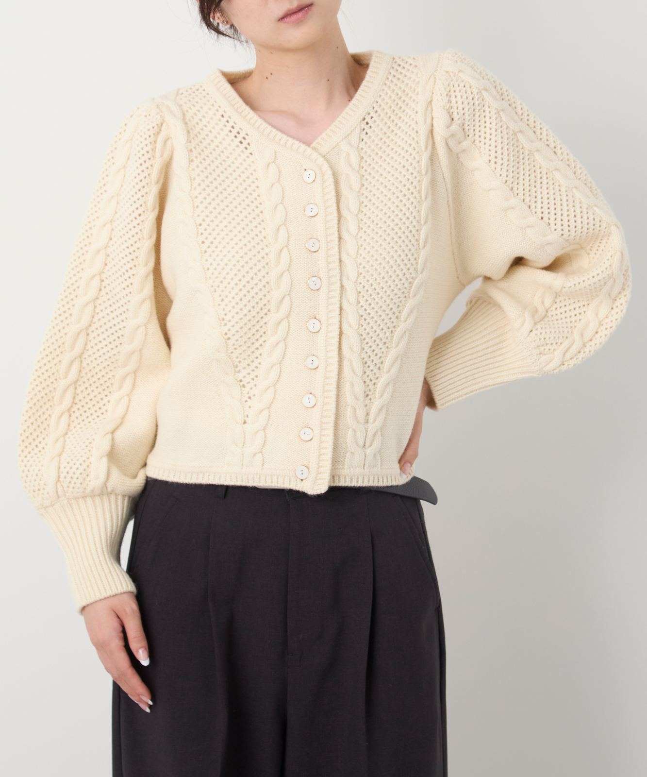 ≪通常販売≫low gauge classical cardigan（ローゲージクラシカルカーディガン）≪2024年12月10日15:00販売開始≫