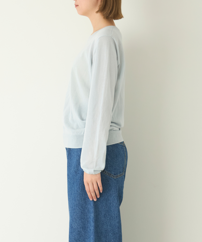 ≪在庫販売≫crew neck sheer pullover（クルーネックシアープルオーバー）