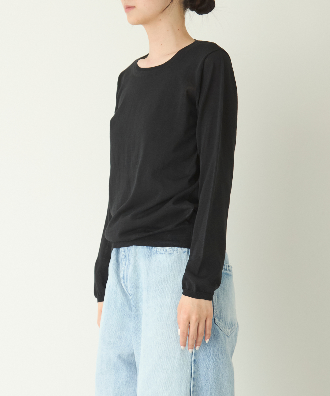 ≪通常販売≫crew neck sheer pullover（クルーネックシアープル