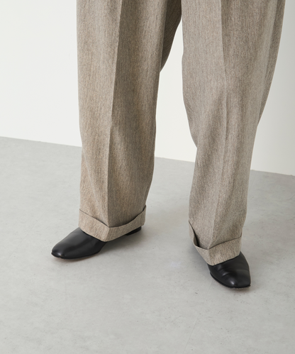 ≪通常販売≫herringbone two tuck slacks（ヘリンボーンツータックスラックス）≪2025年3月28日15:00販売開始≫