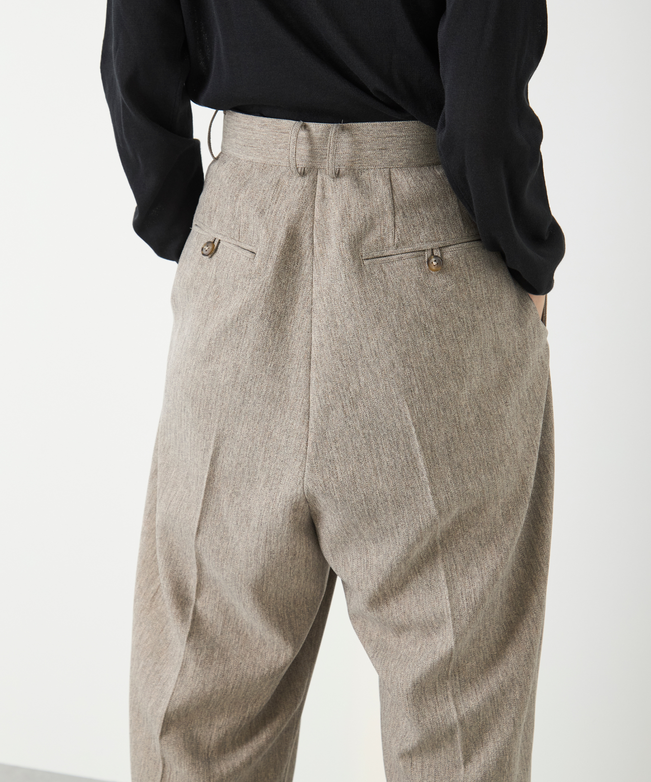 ≪通常販売≫herringbone two tuck slacks（ヘリンボーンツータックスラックス）≪2025年3月28日15:00販売開始≫