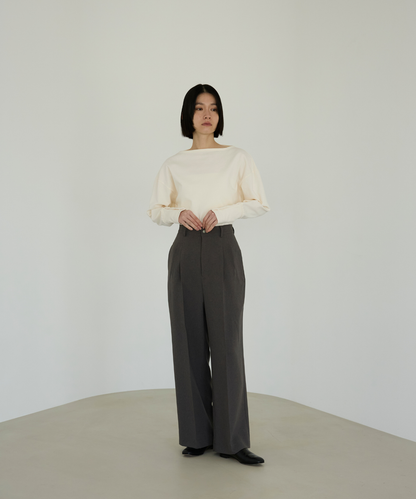 ≪通常販売≫two tuck slacks（ツータックスラックス）