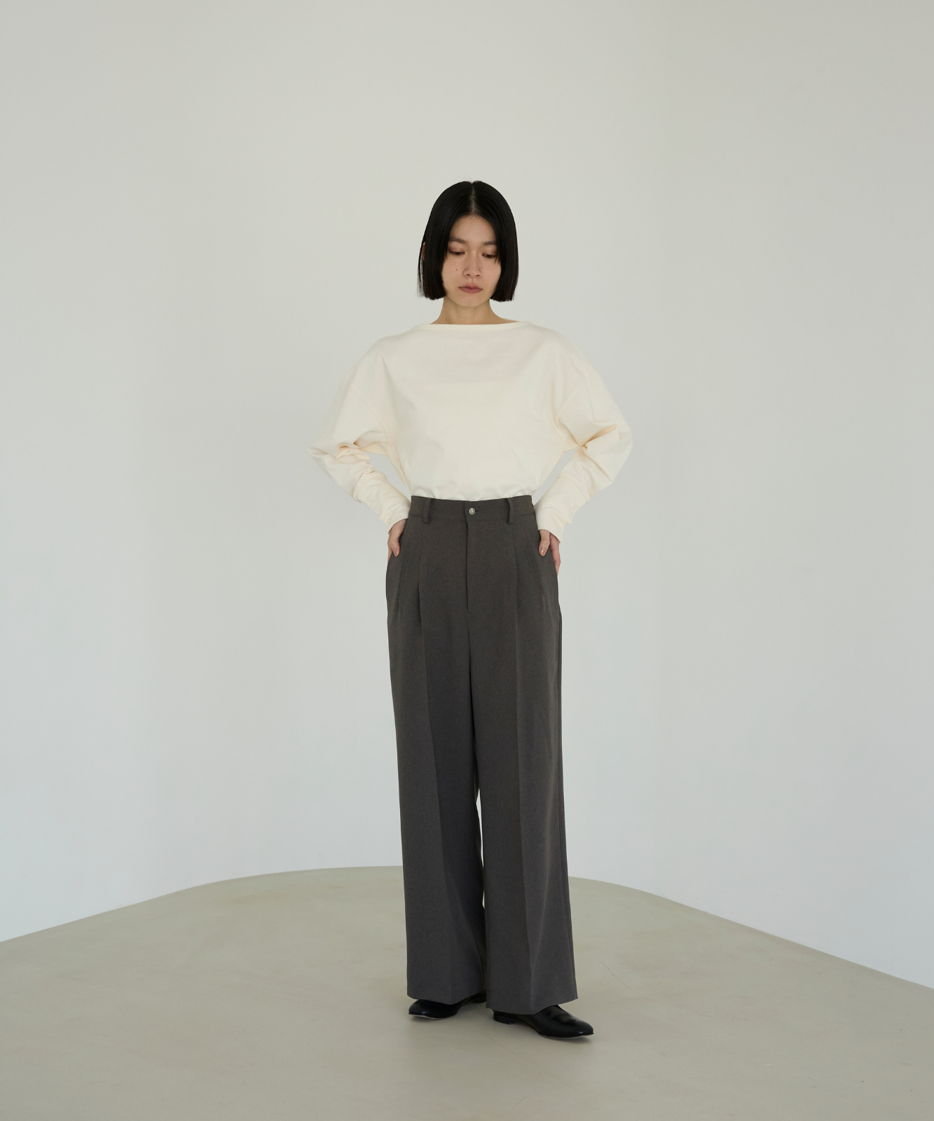 ≪通常販売≫two tuck slacks（ツータックスラックス）≪2026年02月24