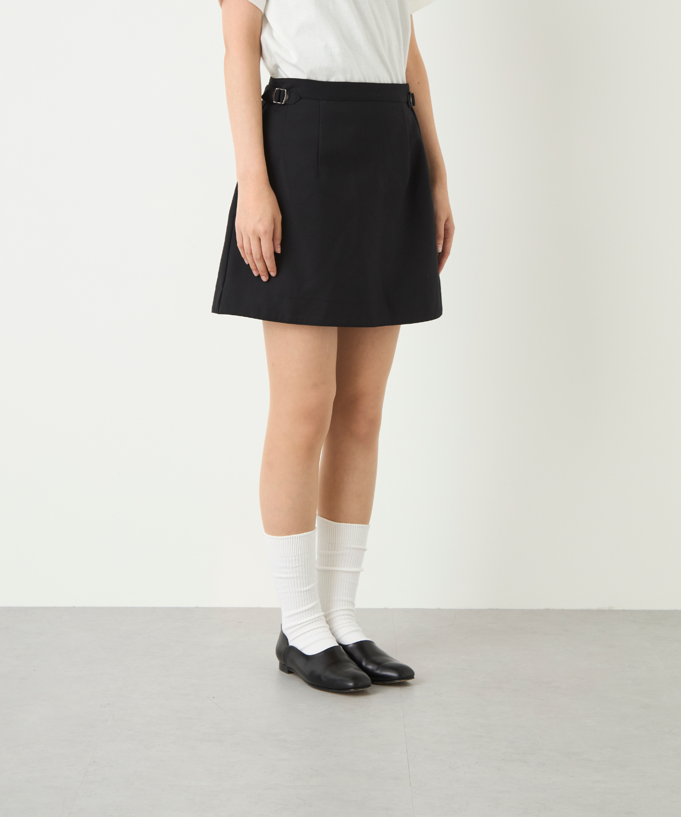 foufou アジャストミニスカート M ≪通常販売≫adjust mini skirt(アジャストミニスカート) – THE