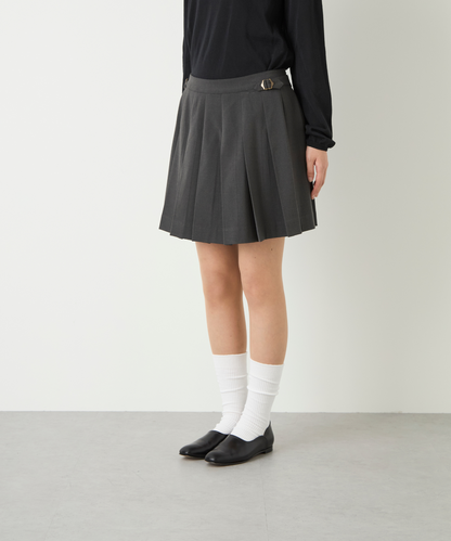 ≪通常販売≫adjust pleats mini skirt（アジャストプリーツミニスカート）≪2025年1月31日15:00販売開始≫