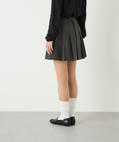 ≪通常販売≫adjust pleats mini skirt（アジャストプリーツミニスカート）≪2025年1月31日15:00販売開始≫