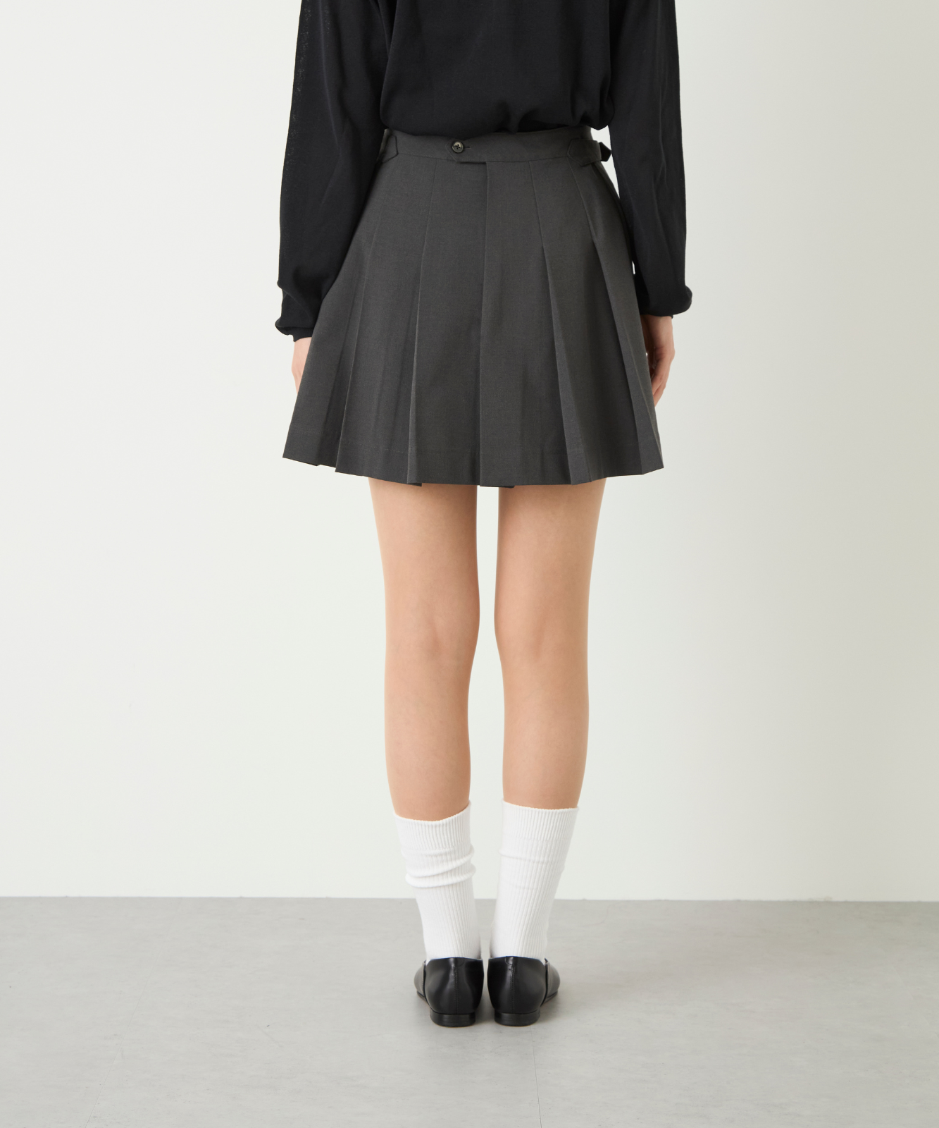 ≪通常販売≫adjust pleats mini skirt（アジャストプリーツミニスカート）≪2025年1月31日15:00販売開始≫