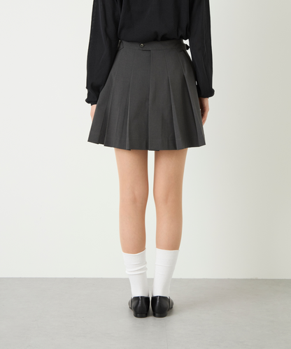 ≪通常販売≫adjust pleats mini skirt（アジャストプリーツミニスカート）≪2025年1月31日15:00販売開始≫