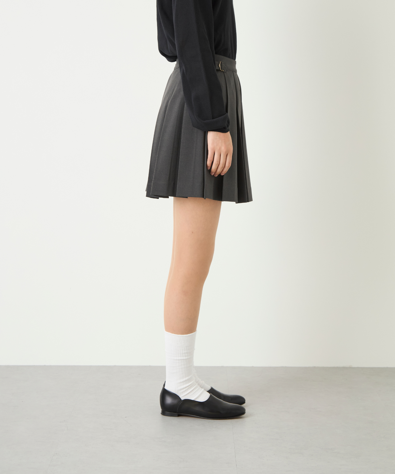 ≪通常販売≫adjust pleats mini skirt（アジャストプリーツミニスカート）≪2025年1月31日15:00販売開始≫