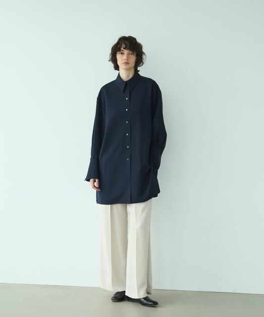 ≪web展示会≫shirt collar toro blouse（シャツカラートロブラウス）≪2025年2月3日12:00販売開始≫≪2025年9月発送予定≫