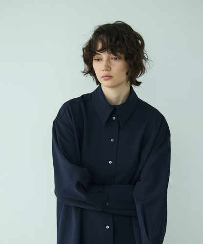 ≪web展示会≫shirt collar toro blouse（シャツカラートロブラウス）≪2025年2月3日12:00販売開始≫≪2025年9月発送予定≫