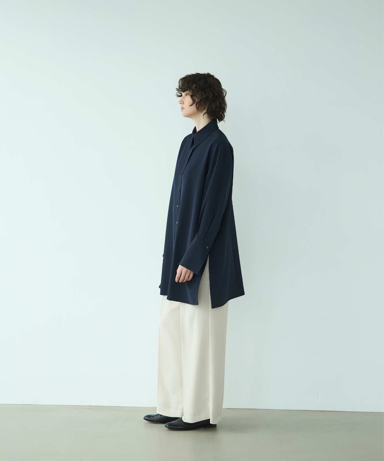 ≪web展示会≫shirt collar toro blouse（シャツカラートロブラウス）≪2025年2月3日12:00販売開始≫≪2025年9月発送予定≫