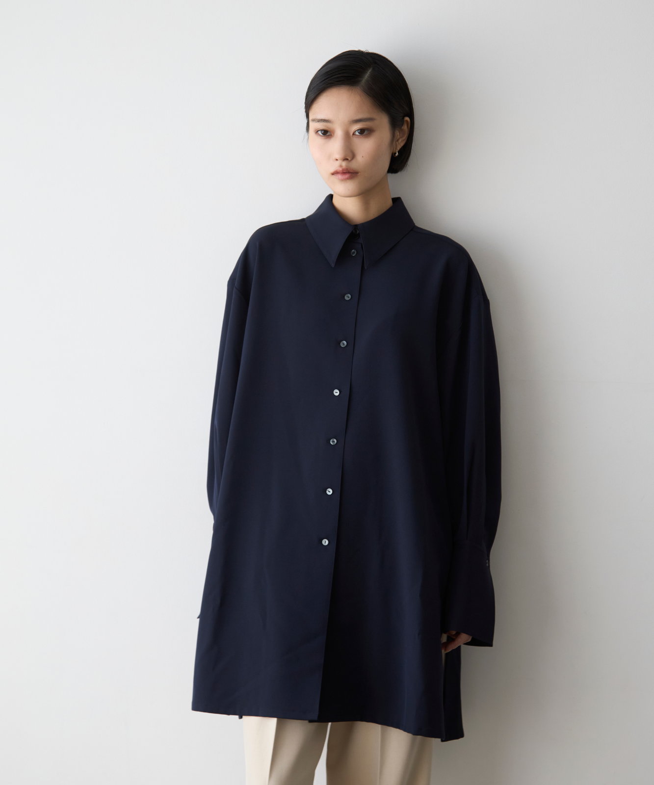 ≪通常販売≫shirt collar toro blouse（シャツカラートロブラウス）≪2025年9月17日15:00販売開始≫