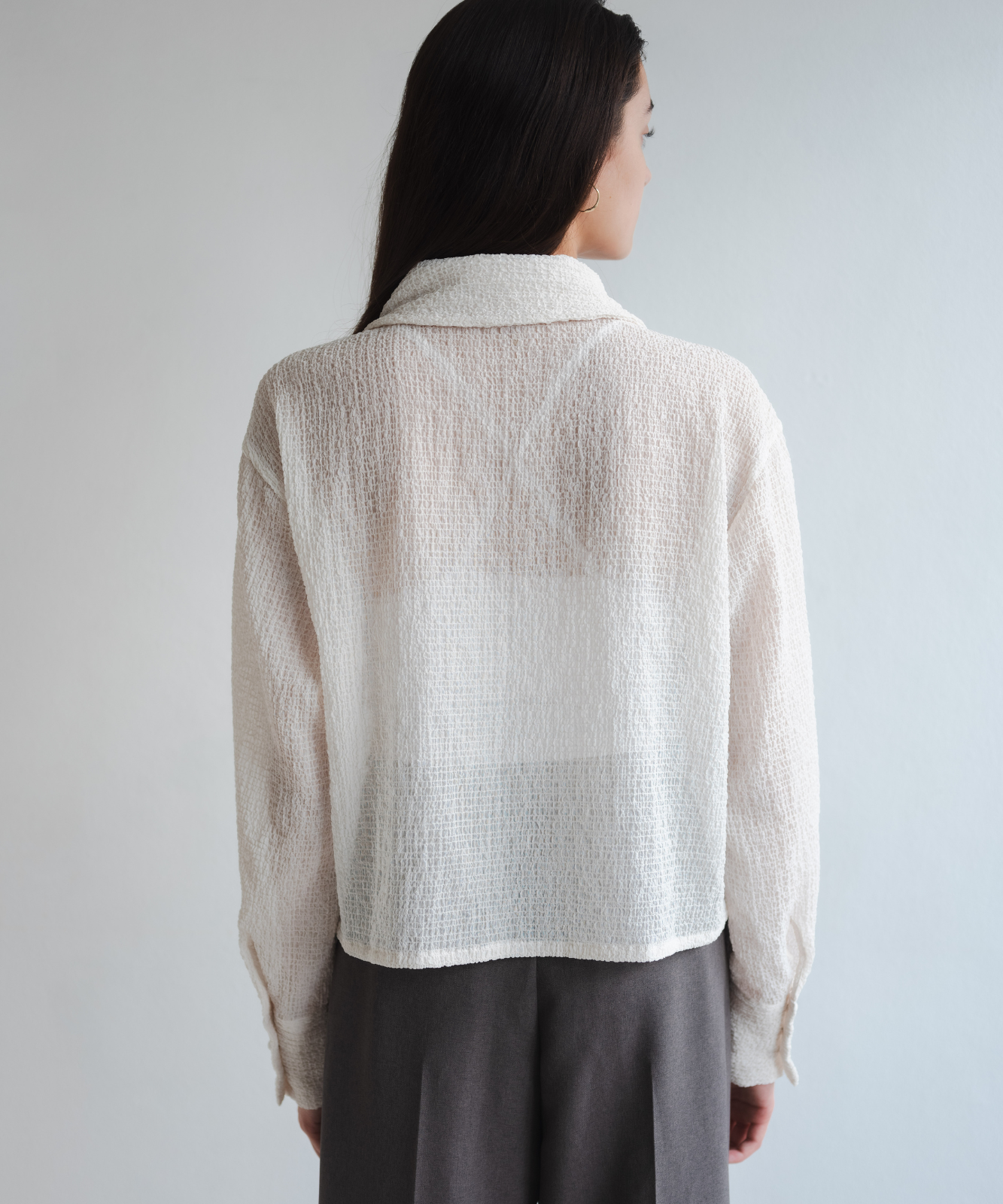 ≪通常販売≫tricot shirts collar blouse(トリコットシャツカラー ≪通常販売≫tricot shirts collar blouse(トリコットシャツカラー