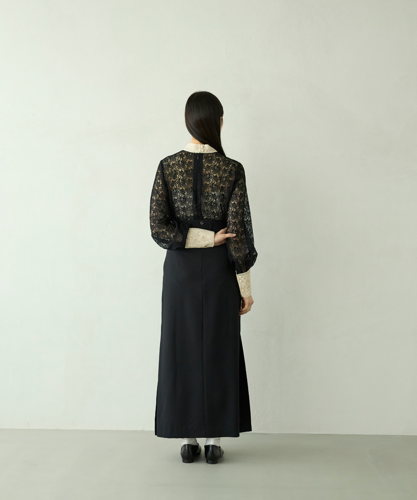 ≪通常販売≫bicolor lace blouse（バイカラーレースブラウス）≪2026年01月26日12:00販売開始≫