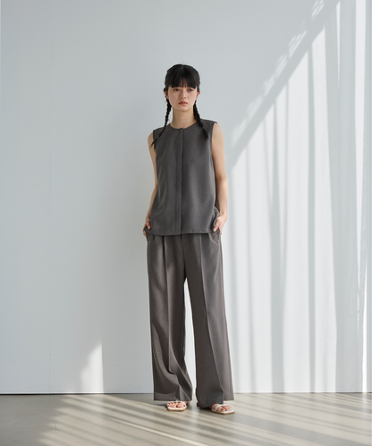 ≪通常販売≫no sleeve easy blouse （ノースリーブイージーブラウス）
