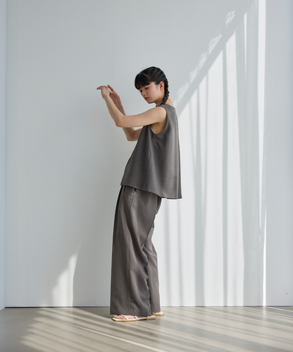 ≪通常販売≫no sleeve easy blouse （ノースリーブイージーブラウス）
